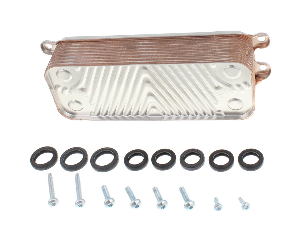 Glow-worm Heat Exchanger DHW 18 Plates 0020186154