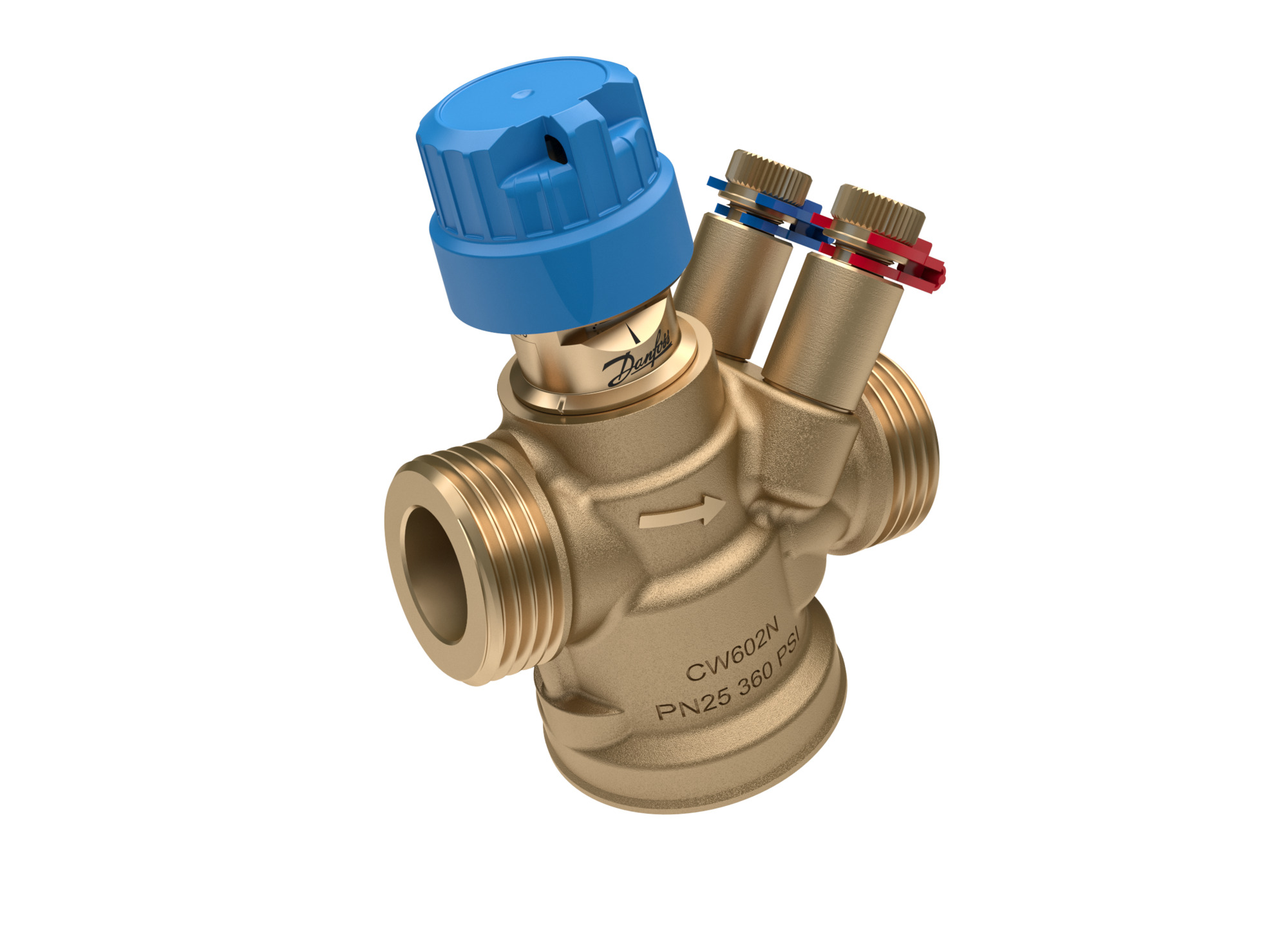 Danfoss AB-QM Valve External Thread DN20 High Flow 003Z8204
