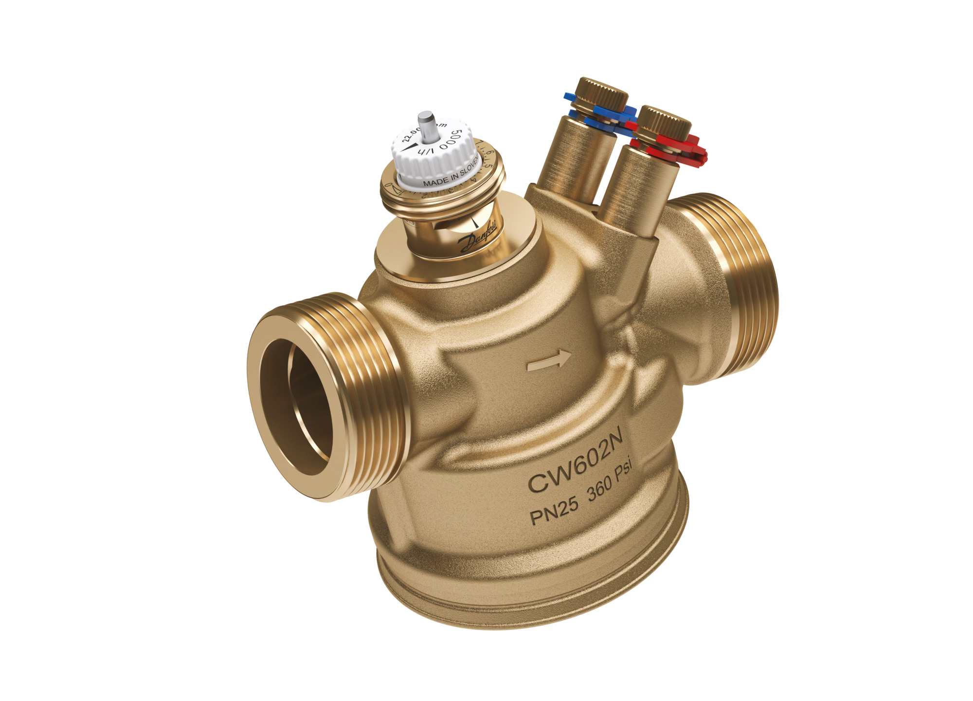 Danfoss AB-QM Valve External Thread DN25 High Flow 003Z8206