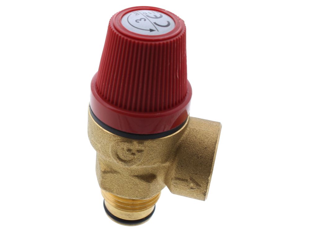 Alpha 3 bar safety valve with O-rings 1.021739