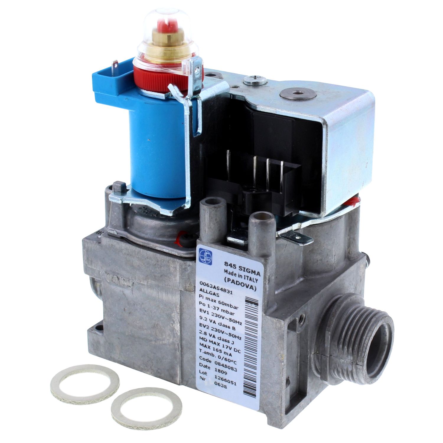 Ideal Gas Valve With 2 Gaskets 172611