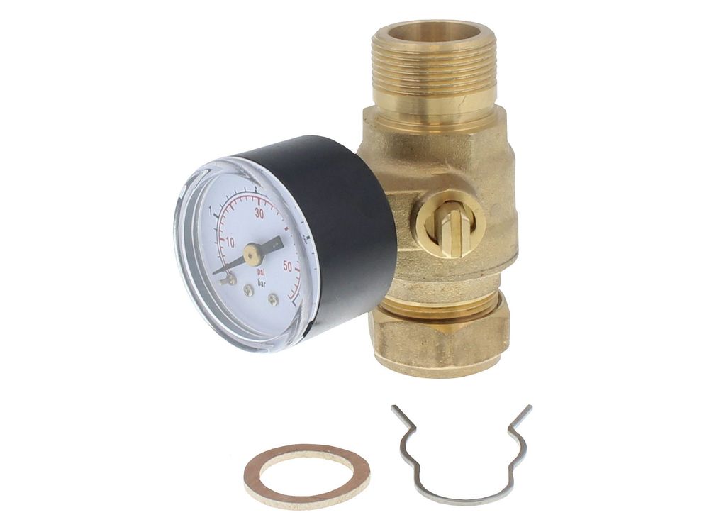Ideal Gauge Pack C/W 22mm Valve 174559