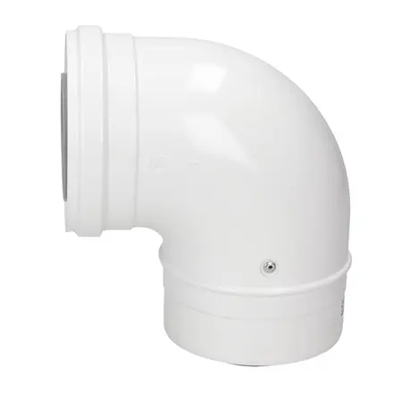 Ideal Flue Elbow 90 Degree 80mm 175747