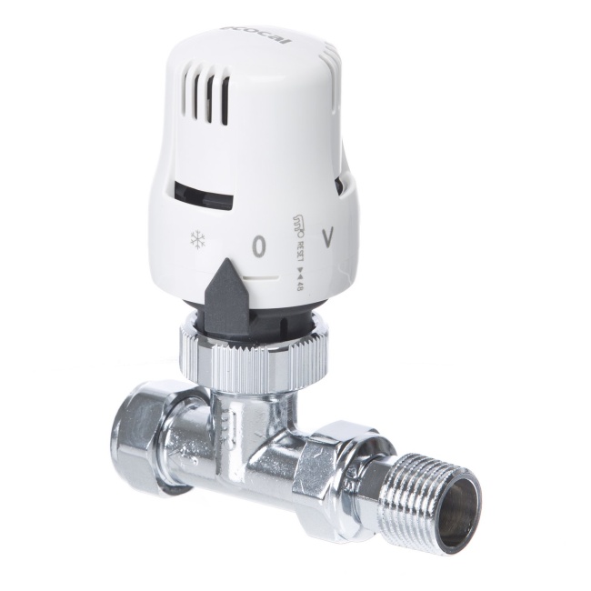 Altecnic Ecocal 15mm Straight Thermostatic Radiator Valve 200465 LTC
