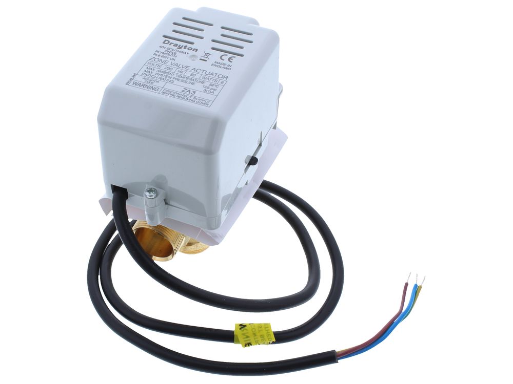 Drayton ZA3/679-3 3 Port Diverter Valve 22mm 3 Wire