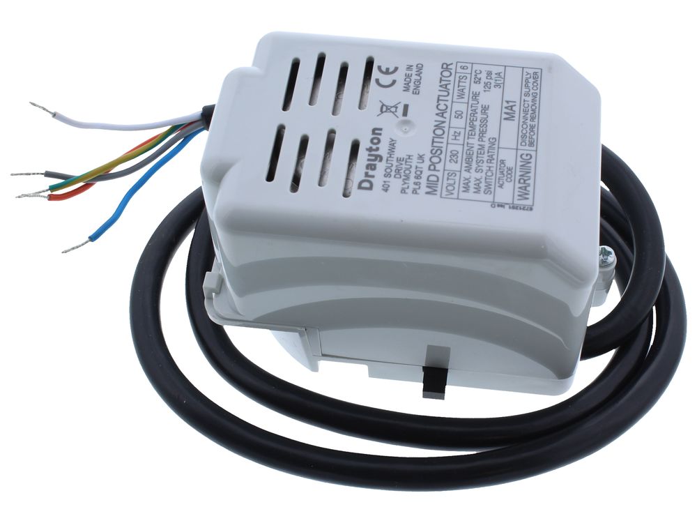 Drayton 27651 MA Mid-Position Valve Actuator 230V