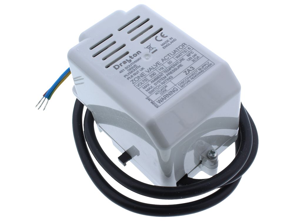 Drayton Controls ZA3 Zone Valve Actuator 3 Wire Part No 27652