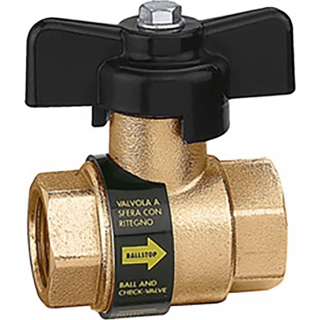 Altecnic 1/2 MxF Ballstop Ball Valve and Check Valve 332400