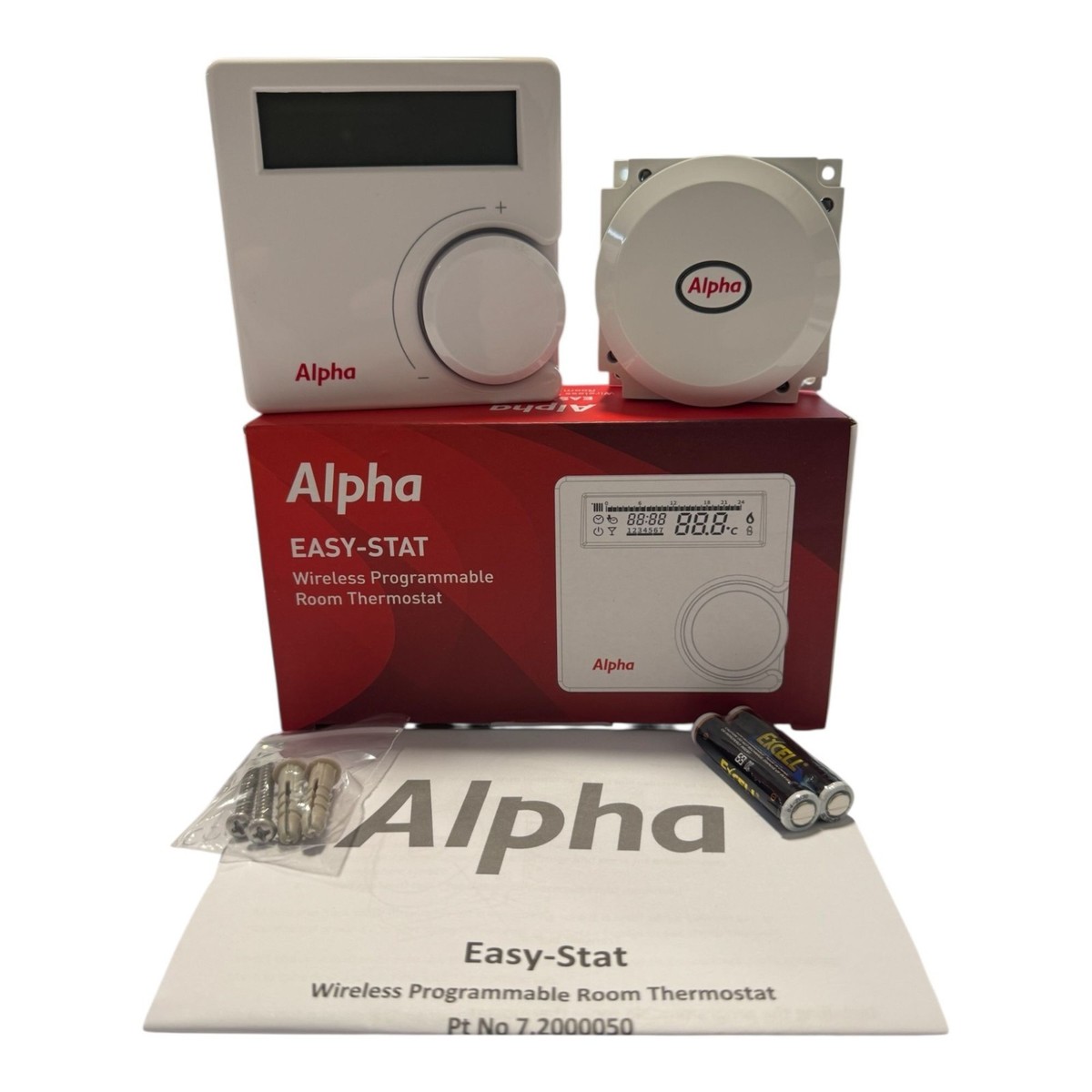 Alpha Programmable Room Thermostat Easy-Stat RF 7.2000050