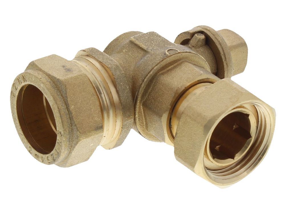 Vokera Flow/Return Valve 90 Degree 7100