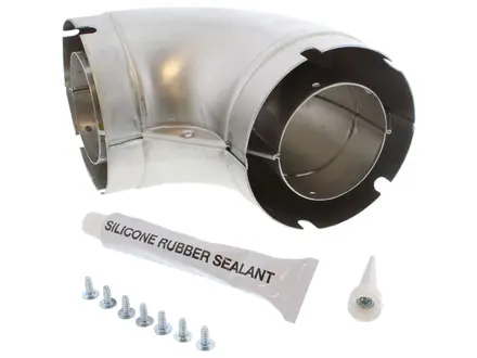 Worcester Bosch 90 Degree Flue Elbow F106E90