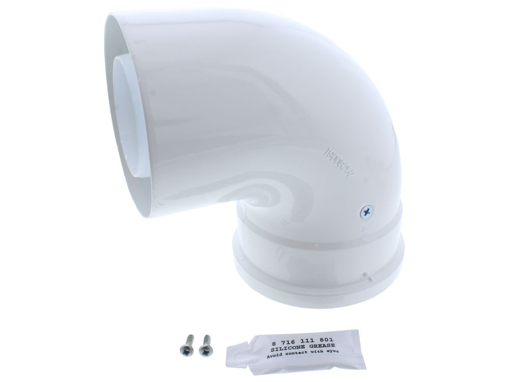 Worcester Bosch Flue Elbow 90 Degree 60mm/100mm 7716191084