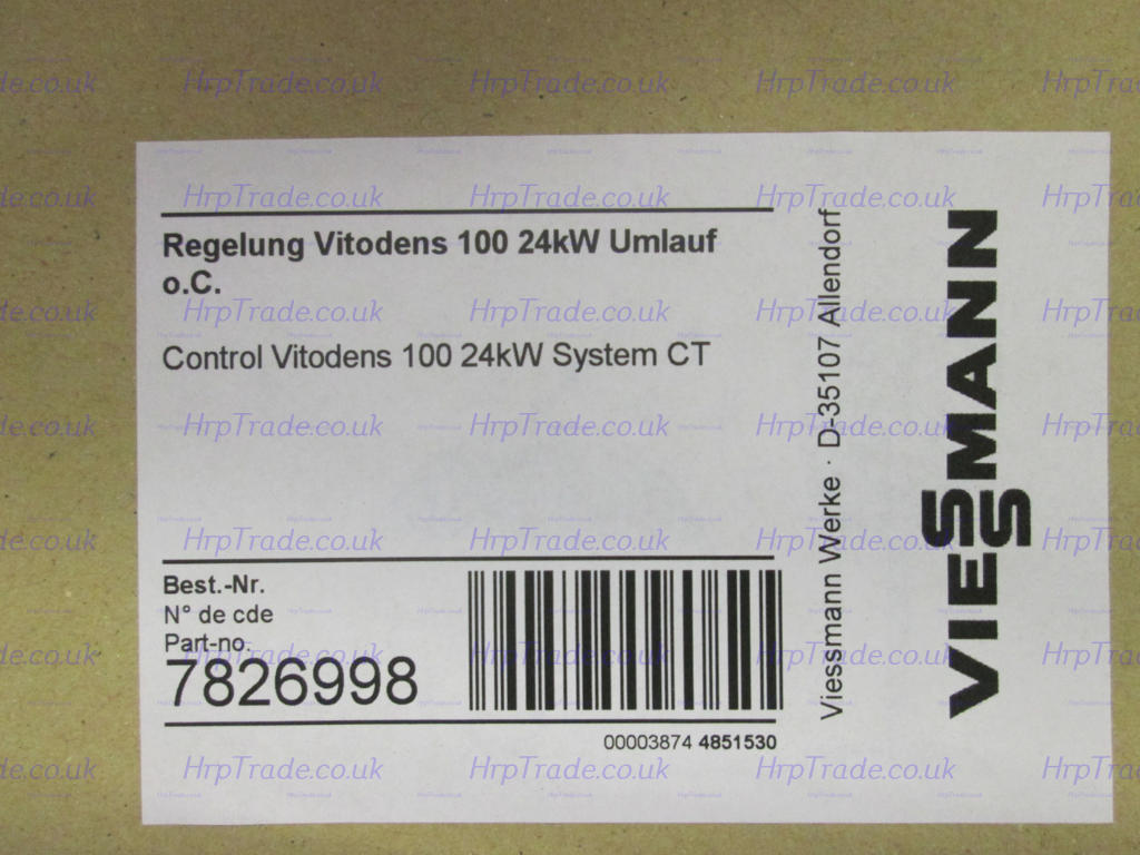 Viessmann Vitodens 100-W WB1A control console (PCB) 7826998
