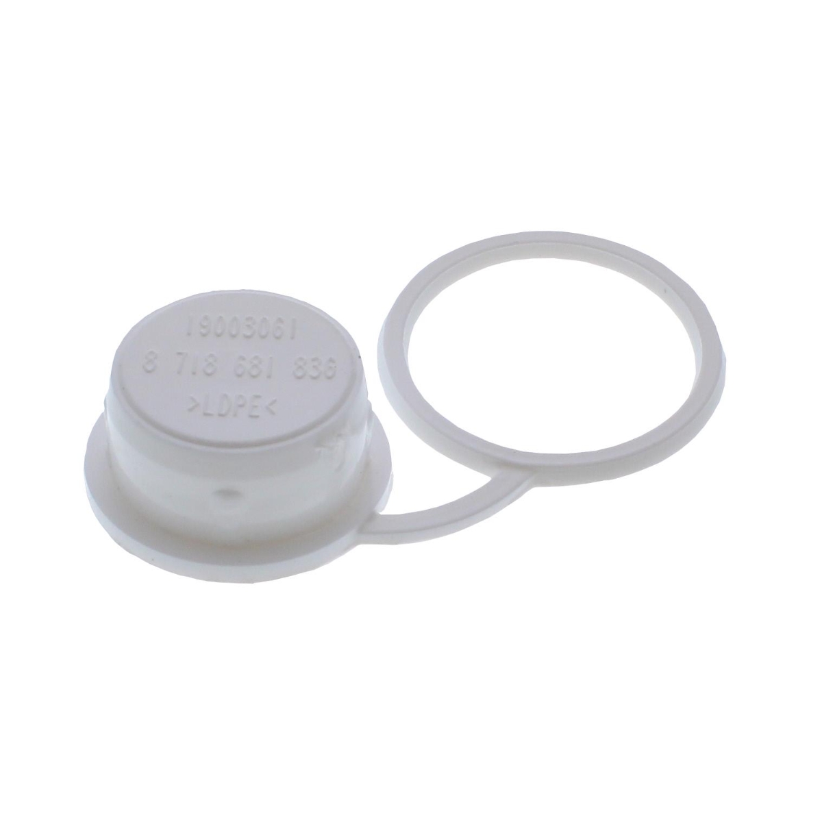 Worcester Bosch Flue Elbow Test Plug White 87161112530
