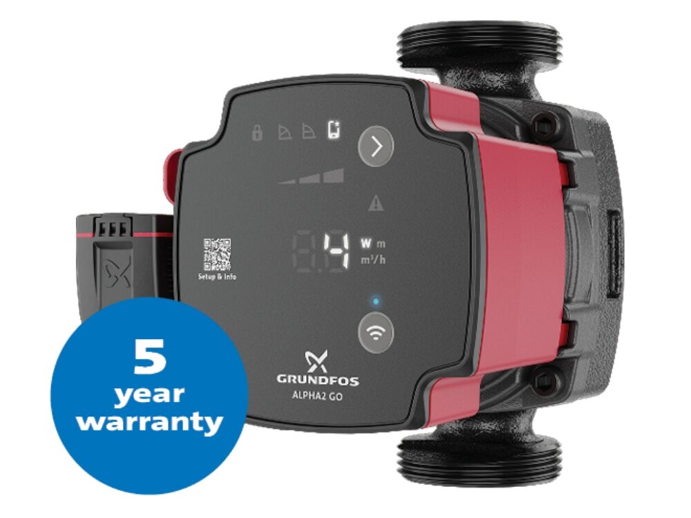Grundfos ALPHA2 GO Circulating Pump 25-75 130 220-240V 9H GG0 93074268