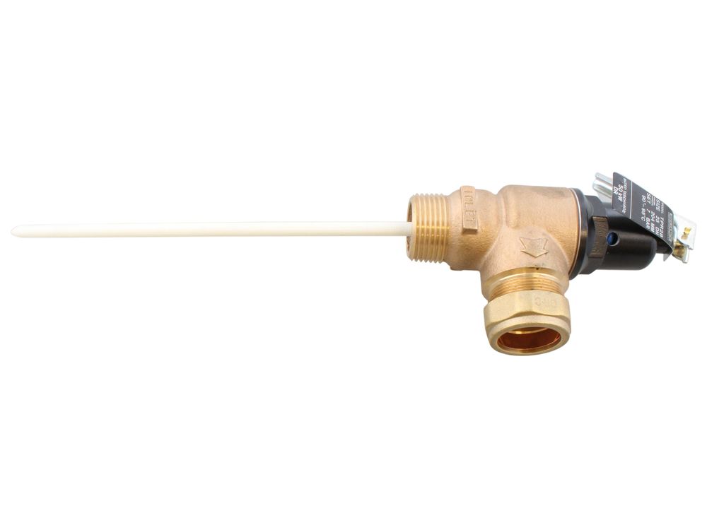 Andrews temperature/pressure relief valve (1in) C380AWH