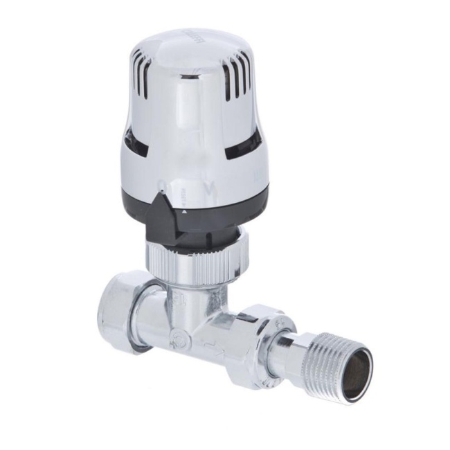 Altecnic Ecocal 10mm Straight Radiator Valve with High Chrome Head