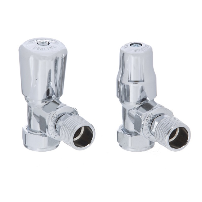 Altecnic Eclipse 15mm Angled Manual Radiator Valve CA-410425