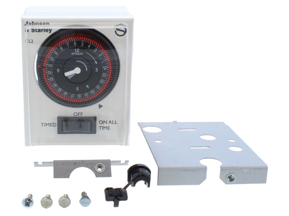 Johnson & Starley Clock 24 Hr White CL2SW