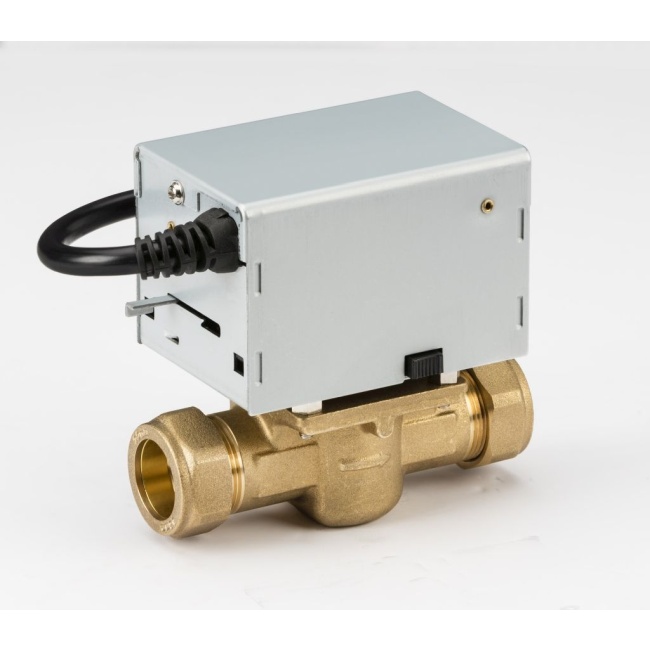 Esi 22mm 2 Port Motorised Zone Valve (Metal) ESZV222LM