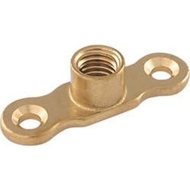 Die Cast Brass Backplate Female M10 FP10