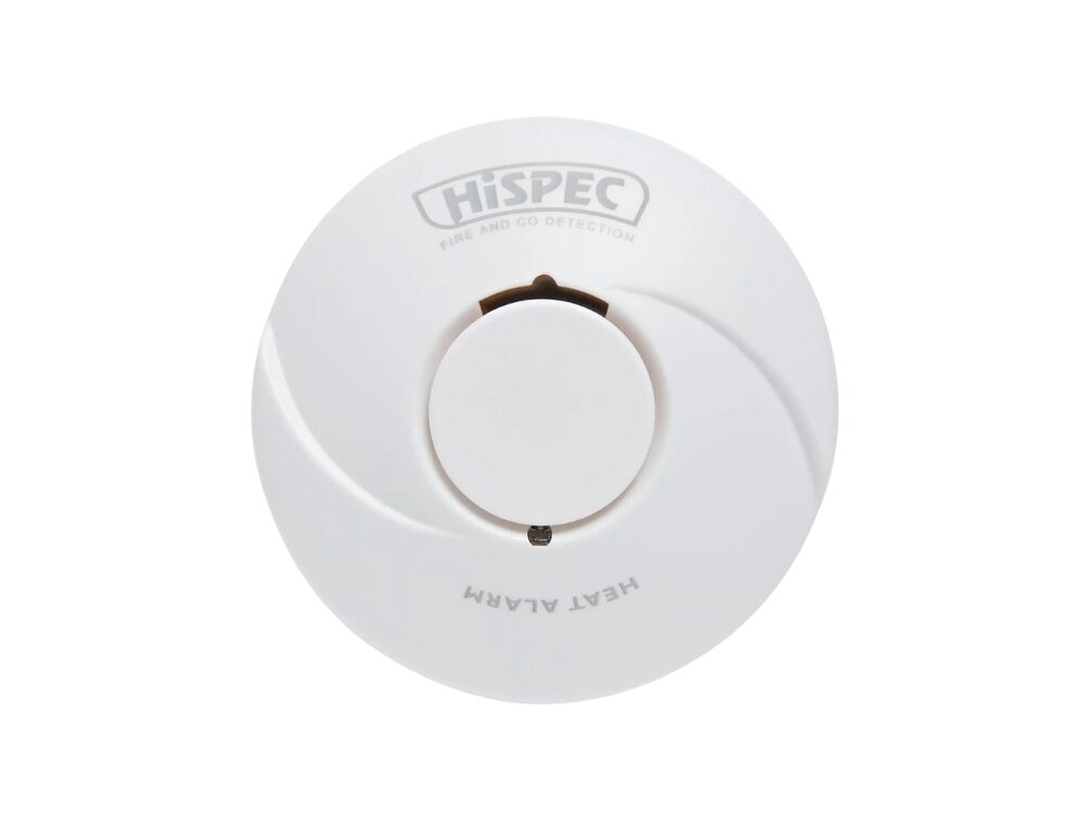 Hispec HSA/BH/RF10-PRO radio frequency heat alarm, 10-year lithium battery