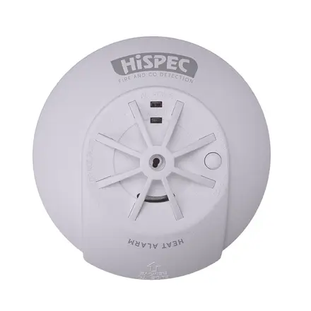 Hispec HSSA/HE/RF10-PRO radio frequency heat alarm 10yr lithium