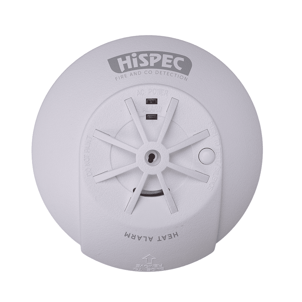 Hispec HSSA/HE/RF10-PRO radio frequency heat alarm 10yr lithium