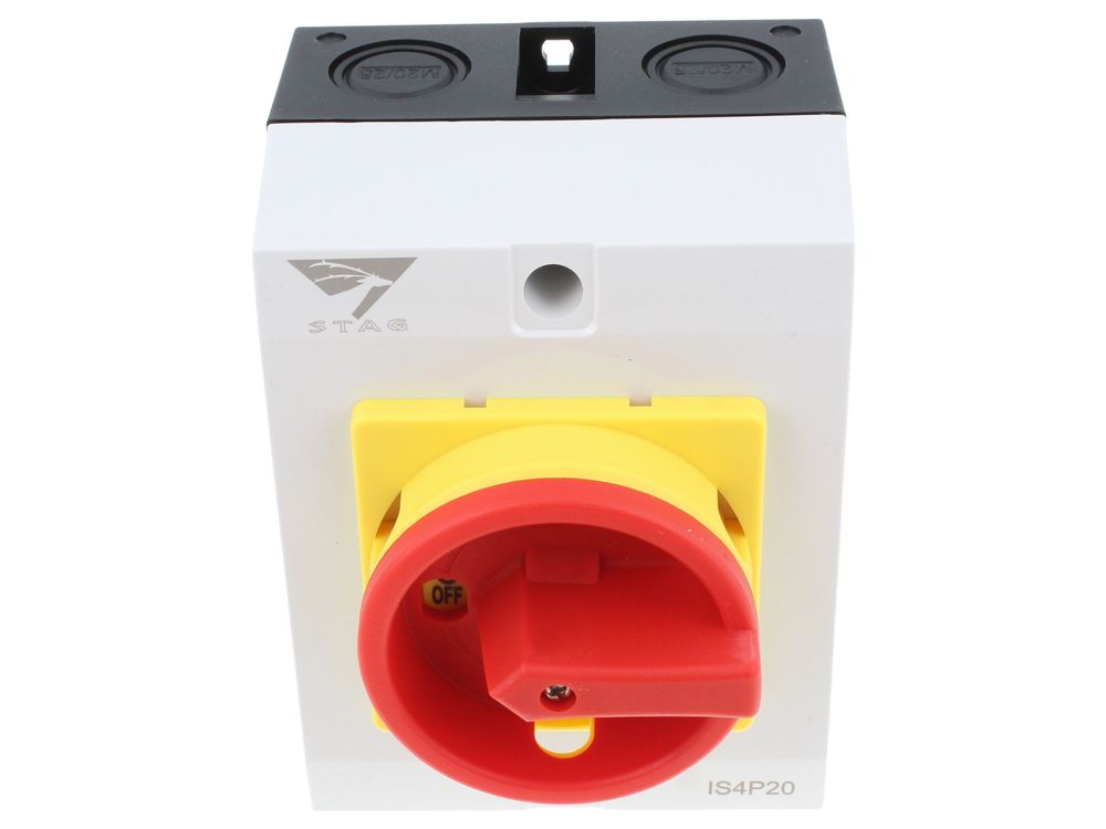 Stag IS4P20 20A 4-pole enclosed rotary isolator switch IP65
