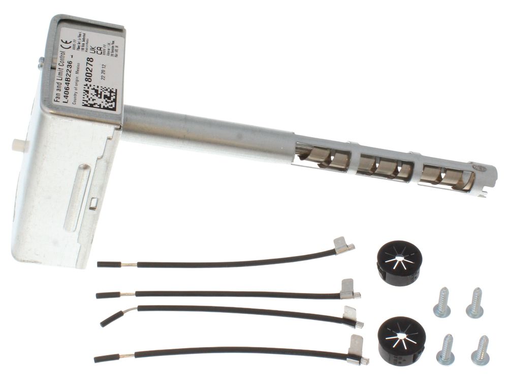 Honeywell L4064B2236/U fan and limit control, 8 inch