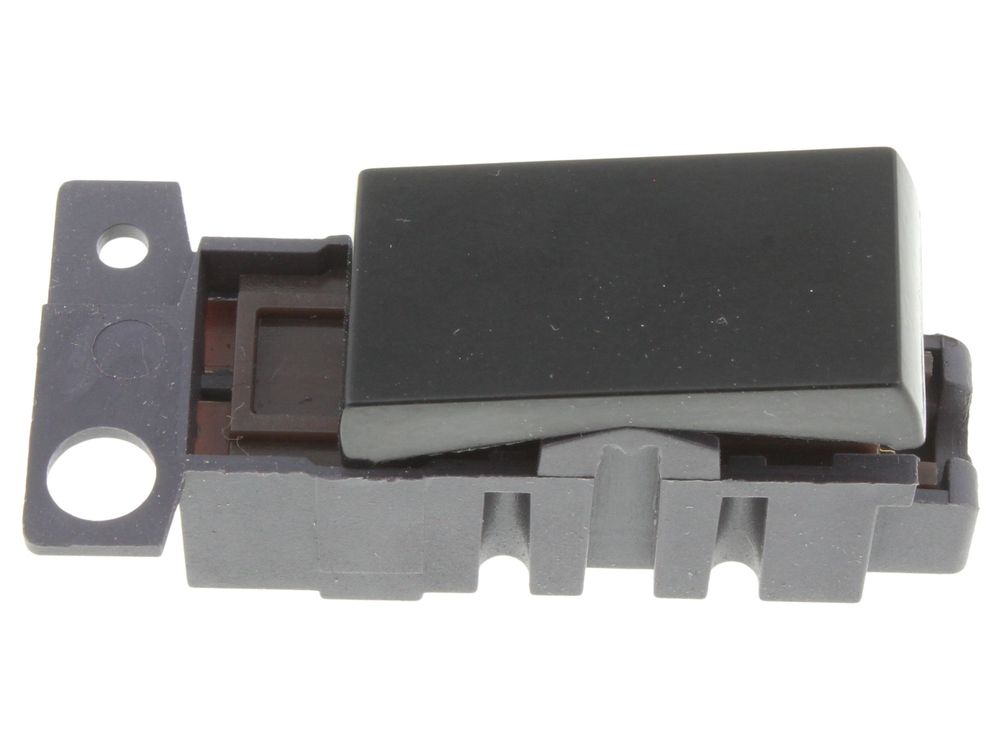 Click MiniGrid 10AX 2 way switch module MD002BK - black