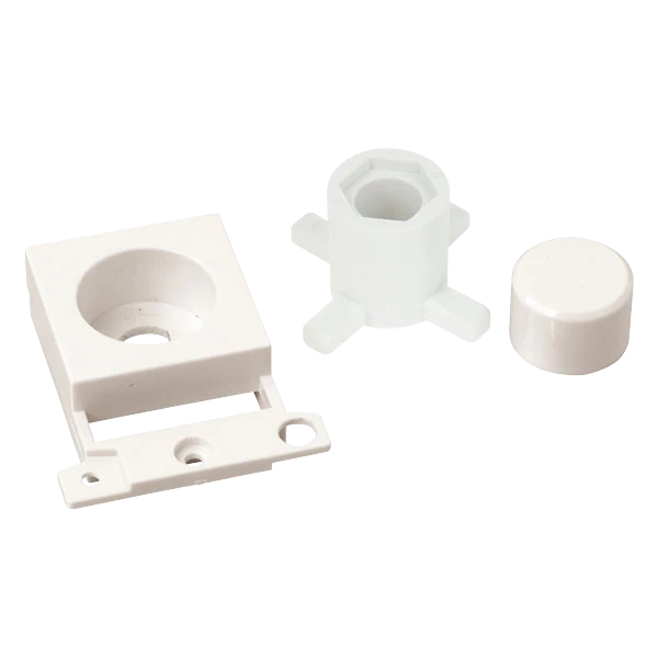 Click MiniGrid Dimmer Module Mounting Kit Polar White MD150PW
