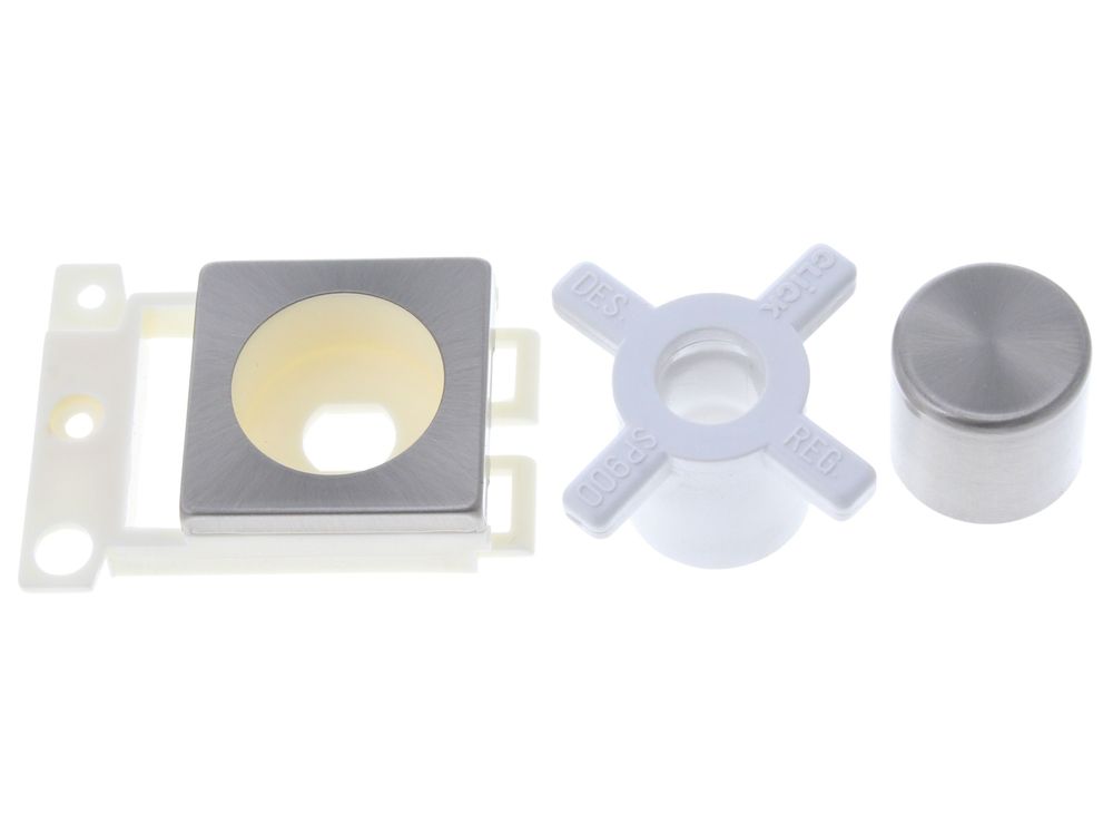 Click MiniGrid Dimmer Module Mounting Kit Satin Chrome MD150SC