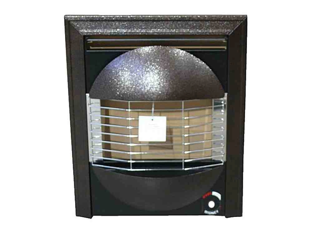 Widney Modena gas fire front cover, black copper