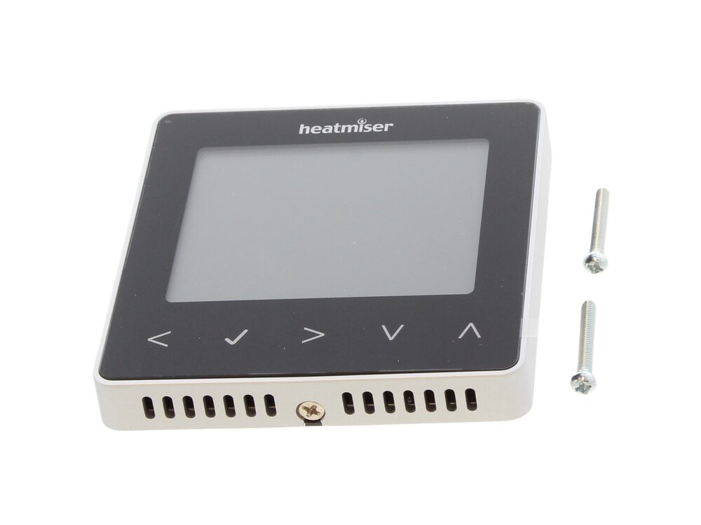 Heatmiser neoStat wired smart thermostat - black