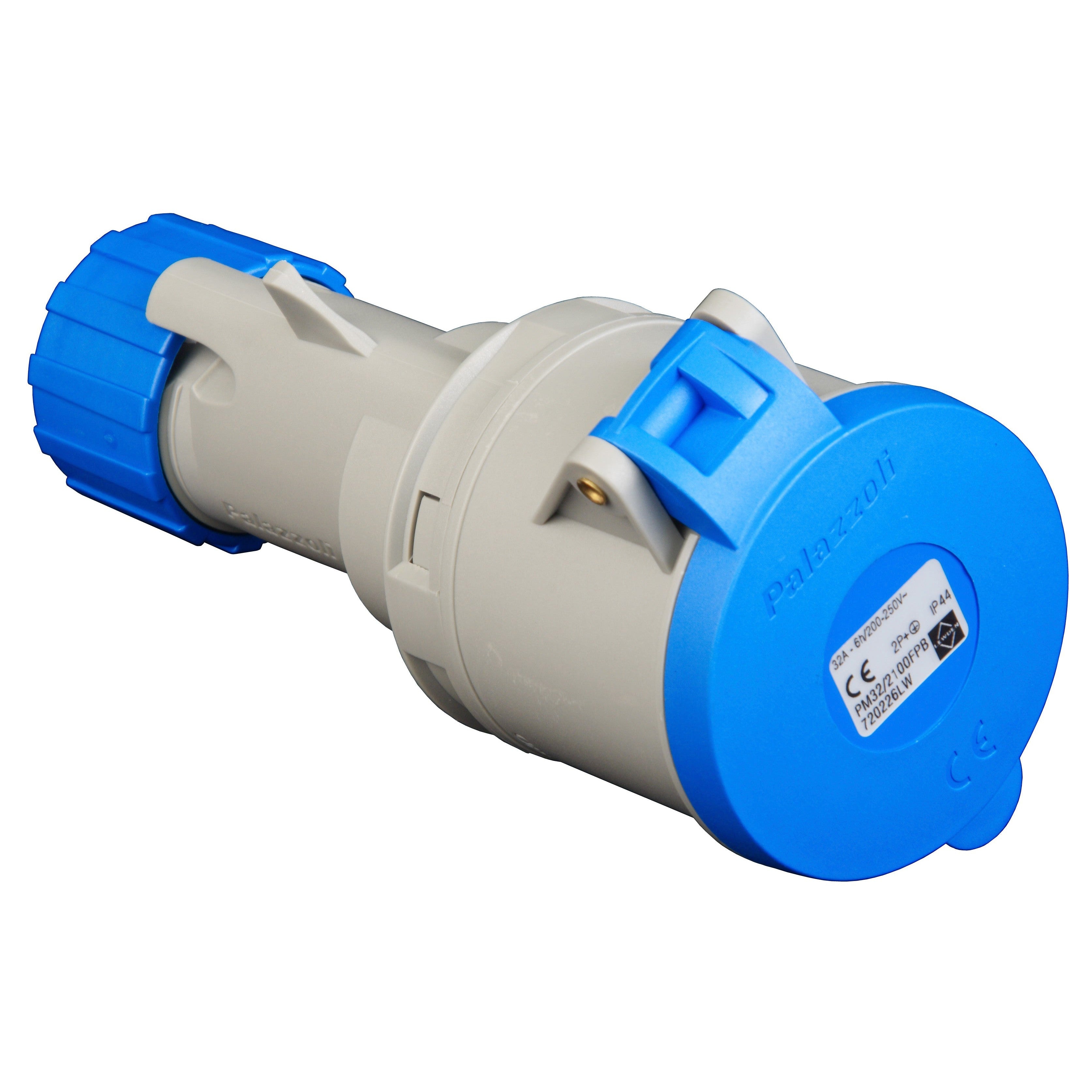 Lewden PM32/2100FPB 32A 230V connector, 2P+E, Multimax