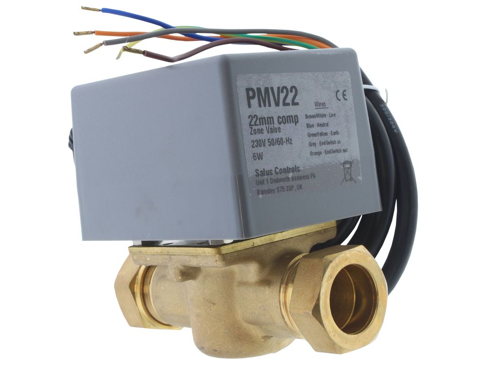 Salus PMV22 22mm 2-port motorised valve