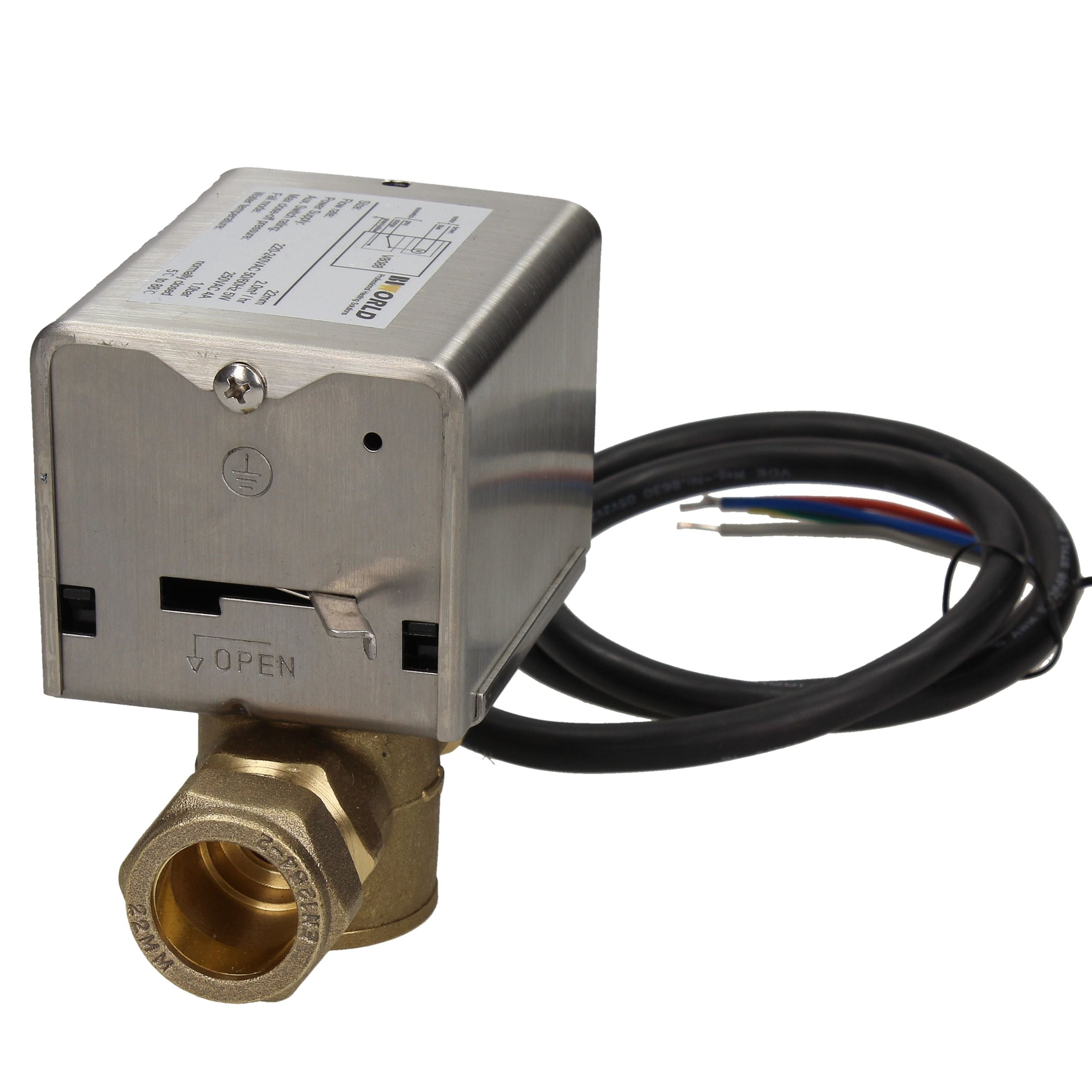 Salus PMV28 28mm 2-port motorised valve with microswitch