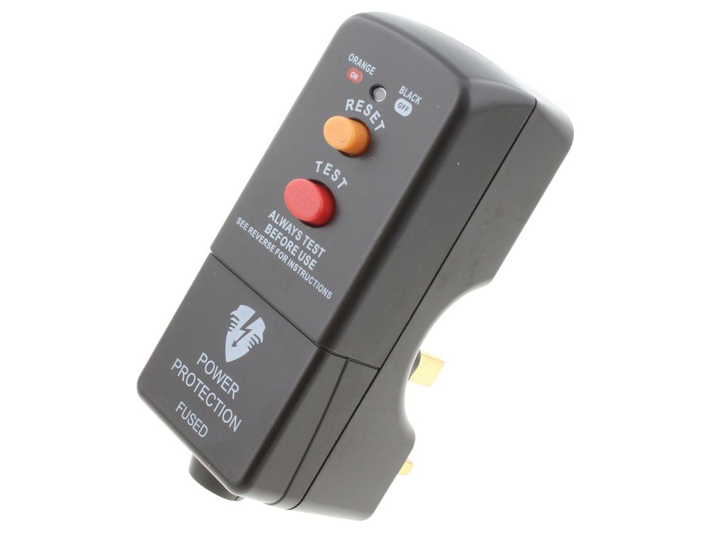 Masterplug non-latching RCD safety plug PRCDKB-MP