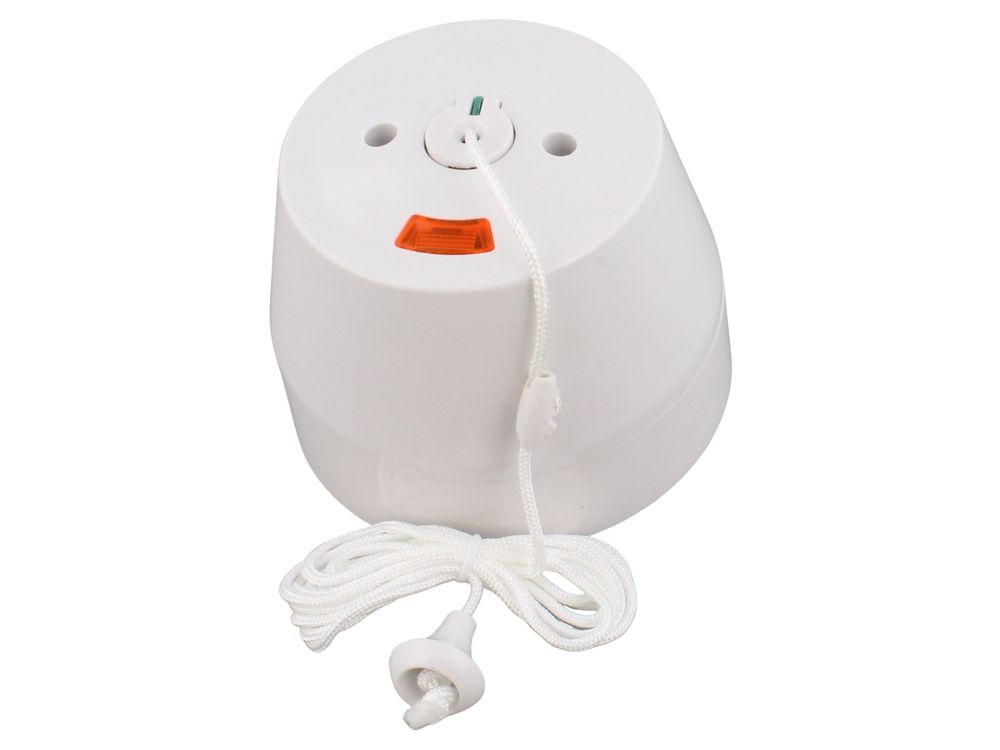 Essentials PRW213 50A DP round pull cord switch with neon & pattress
