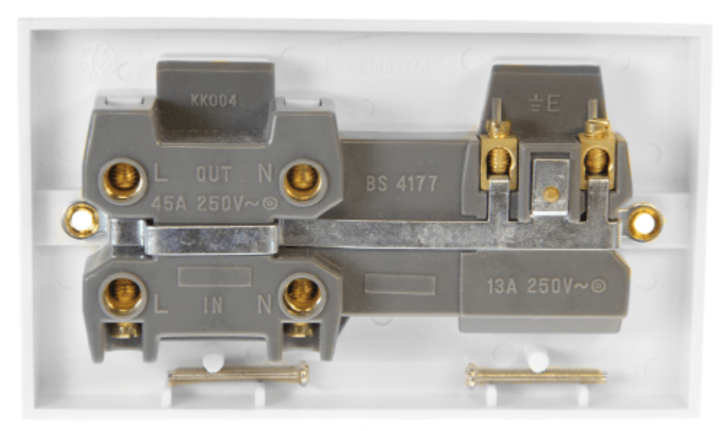 Click Polar PRW504 45A cooker control unit with 13A switched socket
