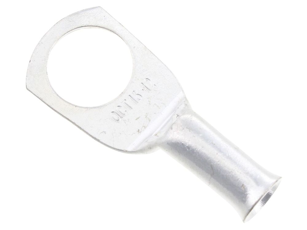 Unicrimp Q-Crimp 16mm² copper tube lug, 12mm stud, QCT16-12