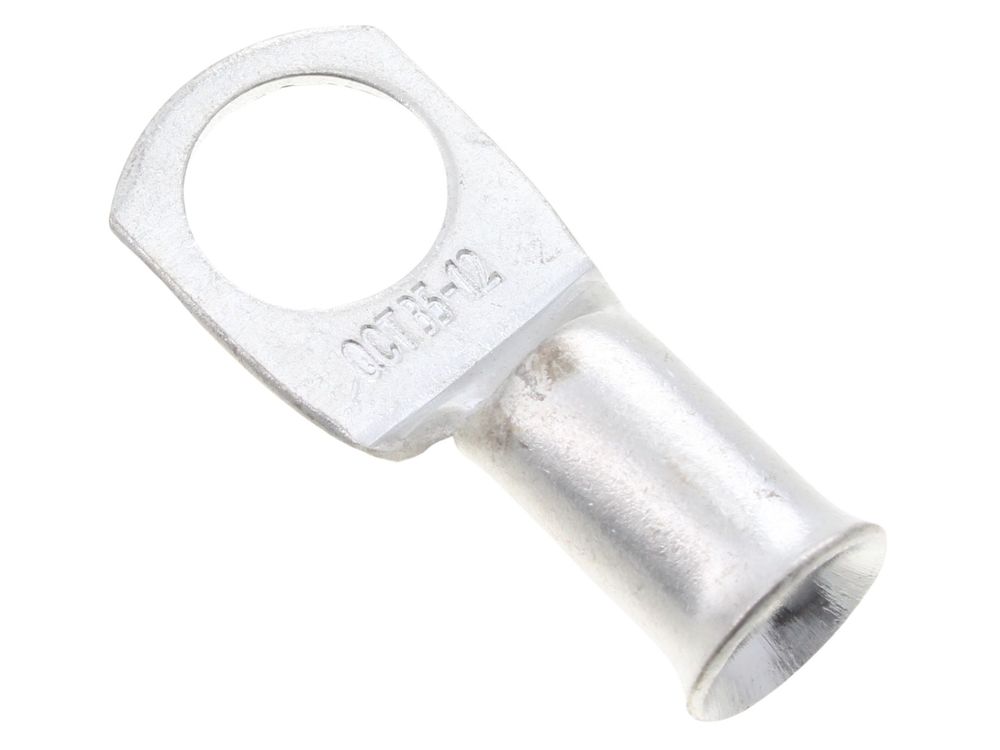 Unicrimp Q-Crimp 35mm² copper tube lug, 12mm stud, QCT35-12