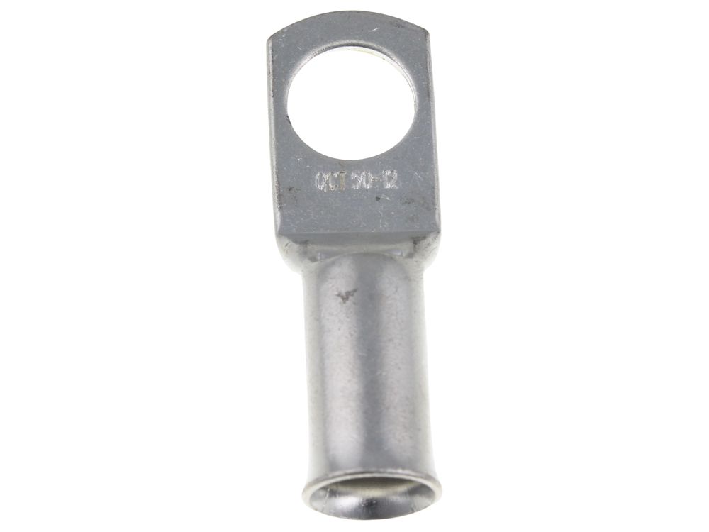 Unicrimp Q-Crimp 50mm² copper tube lug, 12mm stud, QCT50-12