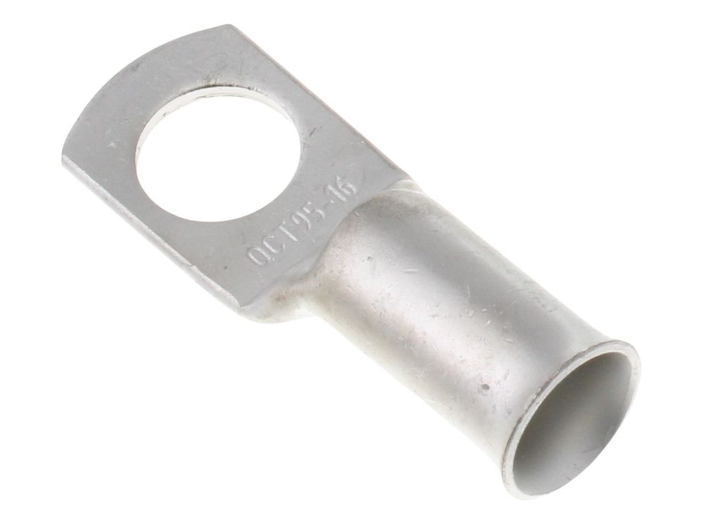 Unicrimp 95mm copper tube lug with 16mm stud hole QCT95-16 (pack of 5)
