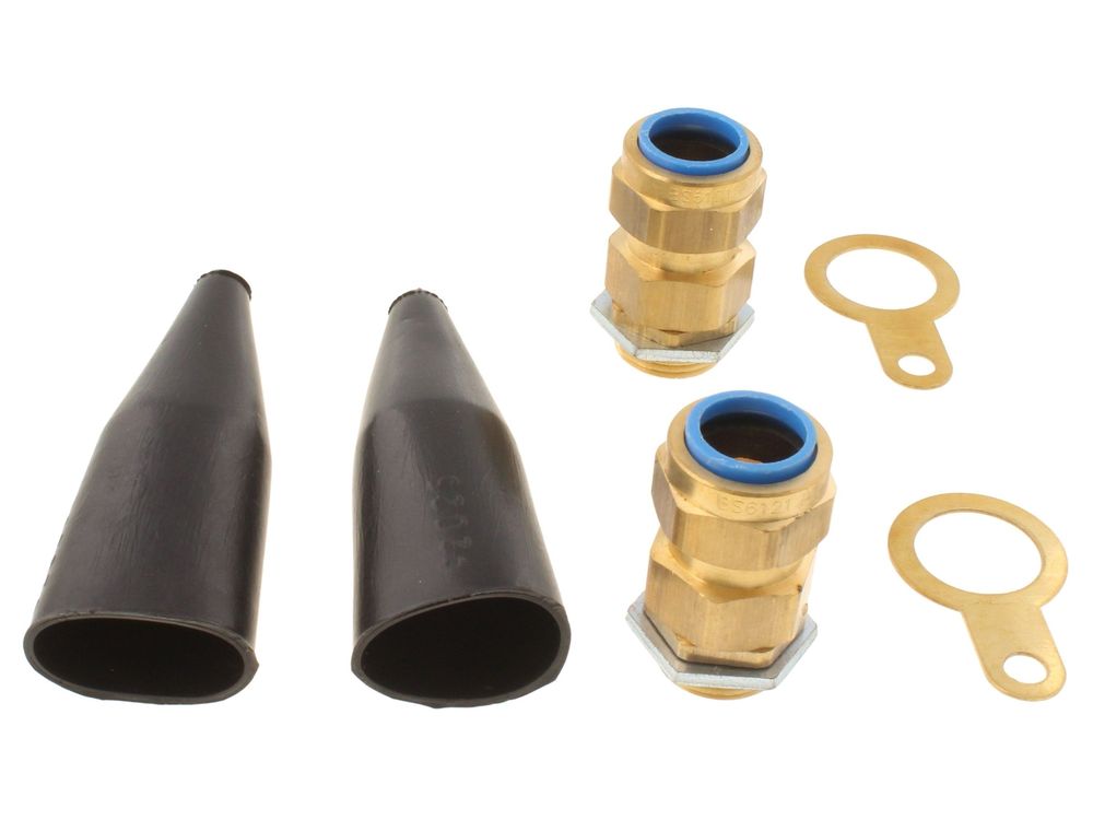 Unicrimp 20mm small CW brass cable gland kit QCW20S
