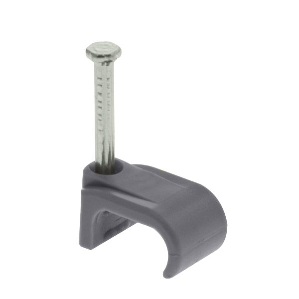 Unicrimp grey flat cable clips for 10-16mm twin & earth cable QFC7