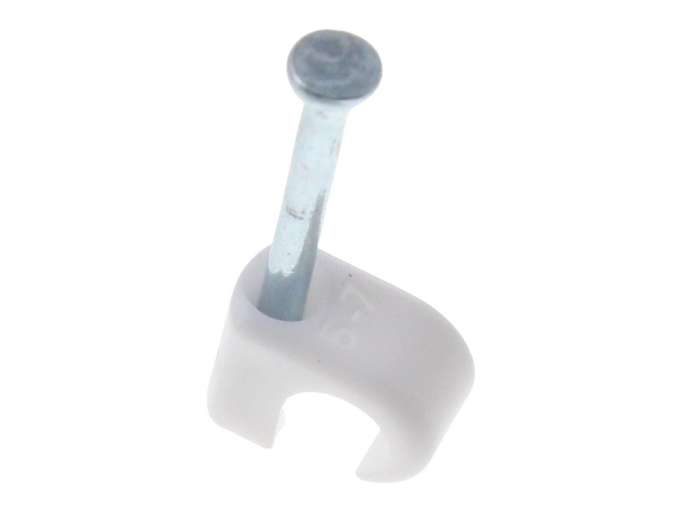 Unicrimp Round Cable Clip 5-7mm White QRC6