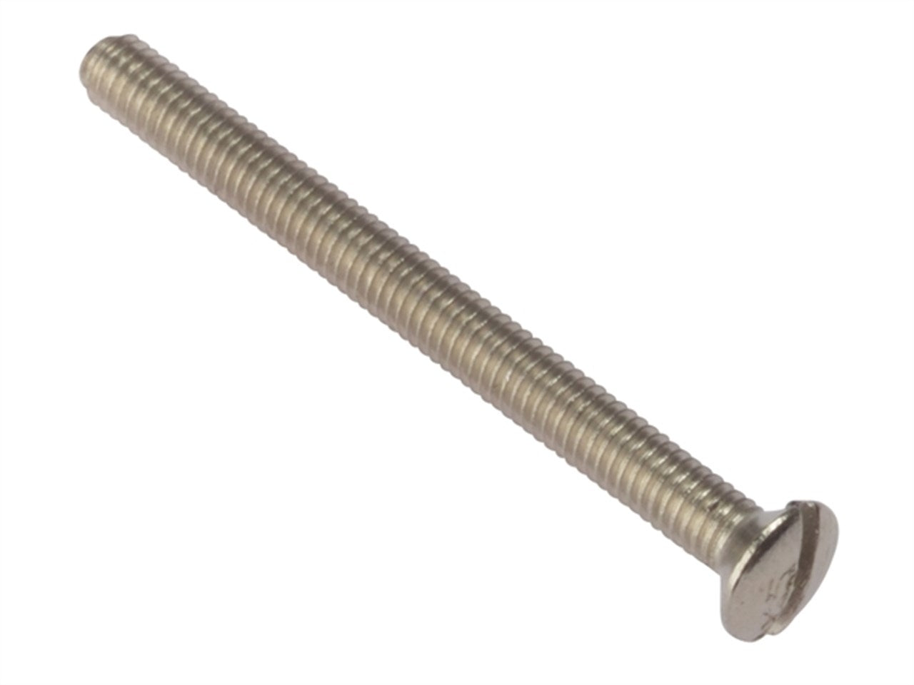 Unicrimp slotted raised countersunk machine screw M3.5 x 40mm QRCSM35X40