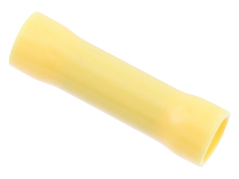 Unicrimp yellow pre-insulated butt connector terminal, pack of 100 QYB